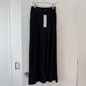 PatBO Velvet Wide Leg Pants | NWT